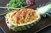 Spicy Vegetarian Pineapple Fried Rice from www.everydaymaven.com
