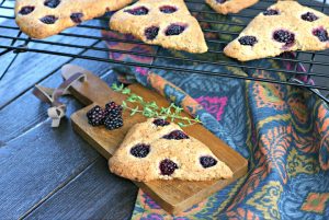 Blackberry Thyme Scones from www.EverydayMaven.com