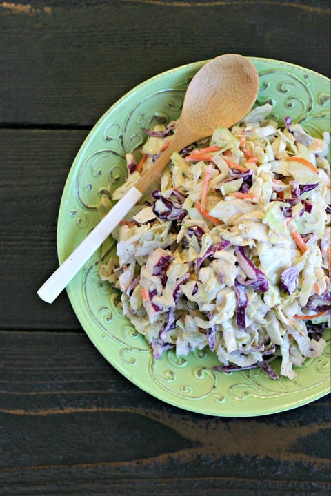 Creamy Chipotle Slaw from www.EverydayMaven.com