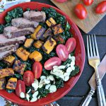 Autumn Steak Salad with Kale from www.EverydayMaven.com