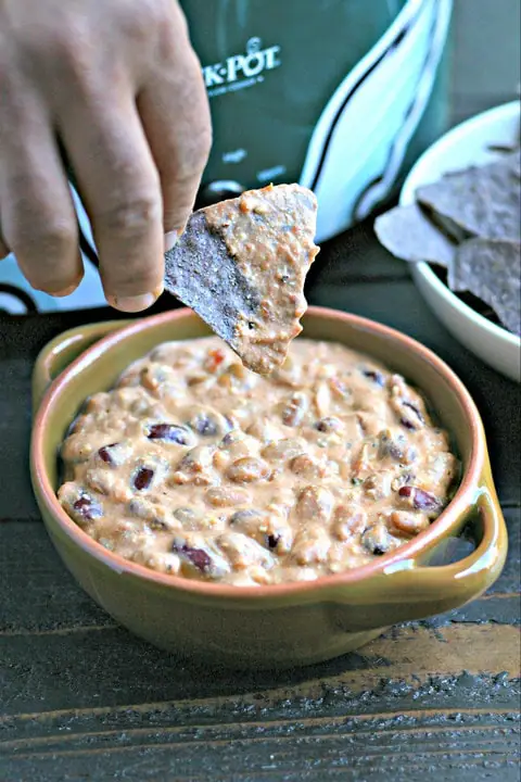 3-Ingredient Slow Cooker Creamy Salsa Dip from www.EverydayMaven.com