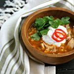 White Turkey Chili with Corn from www.EverydayMaven.com