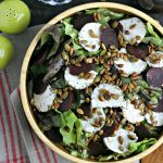 Thanksgiving Salad with Thyme Balsamic Vinaigrette from www.EverydayMaven.com