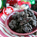 Slow Cooker Chocolate Cranberry Clusters with Hawaiian Pink Salt