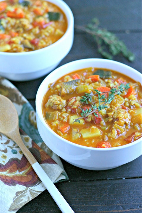 Mostly Veggie Soup from www.EverydayMaven.com