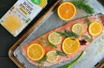 Citrus and Herb Poached Salmon from www.EverydayMaven.com
