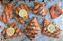 Old Bay Grilled Salmon from www.EverydayMaven.com
