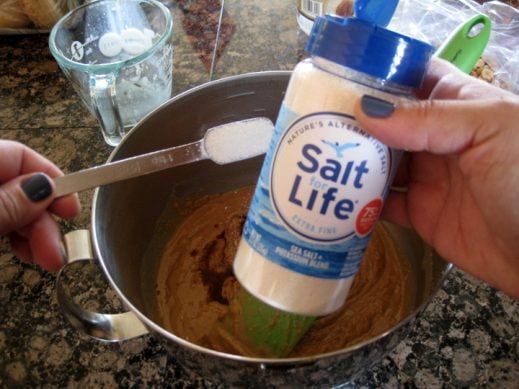 Salt For Life used in a dessert from www.EverydayMaven.com