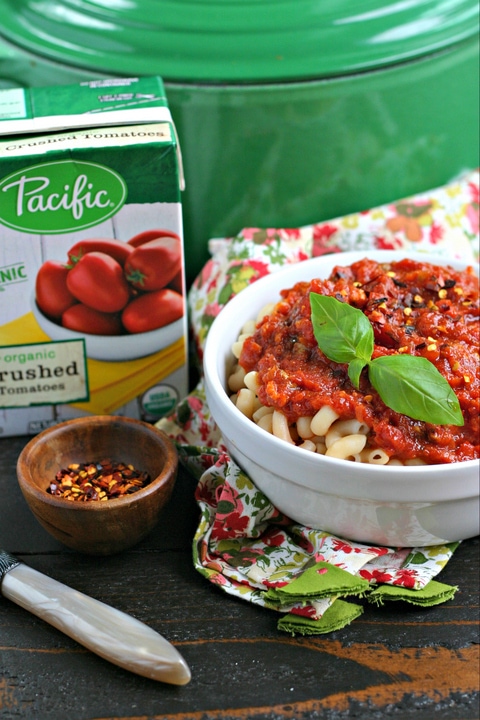 Quick Homemade Pasta Sauce with Sausage from www.EverydayMaven.com