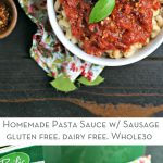 Quick Homemade Pasta Sauce with Sausage from www.EverydayMaven.com