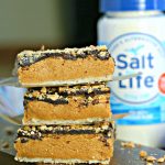 Low Sodium Salted Peanut Butter Bars from www.EverydayMaven.com