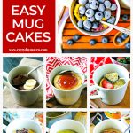 a collection of mug cake pictures for pinterest