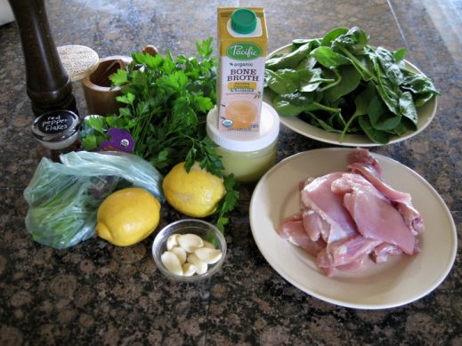 ingredients needed to make Lemon Garlic Chicken Recipe