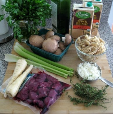 ingredients to make Beef Noodle Soup