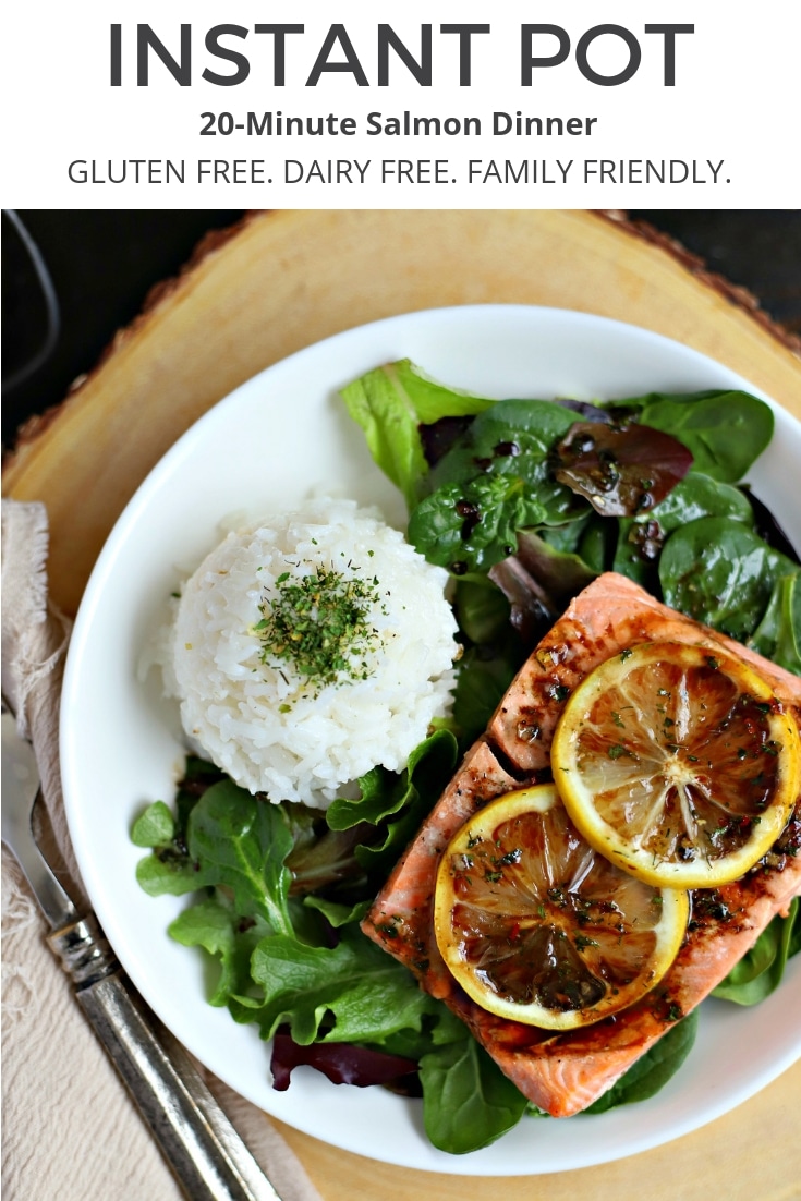Instant Pot Salmon Dinner (from Frozen!) EverydayMaven™