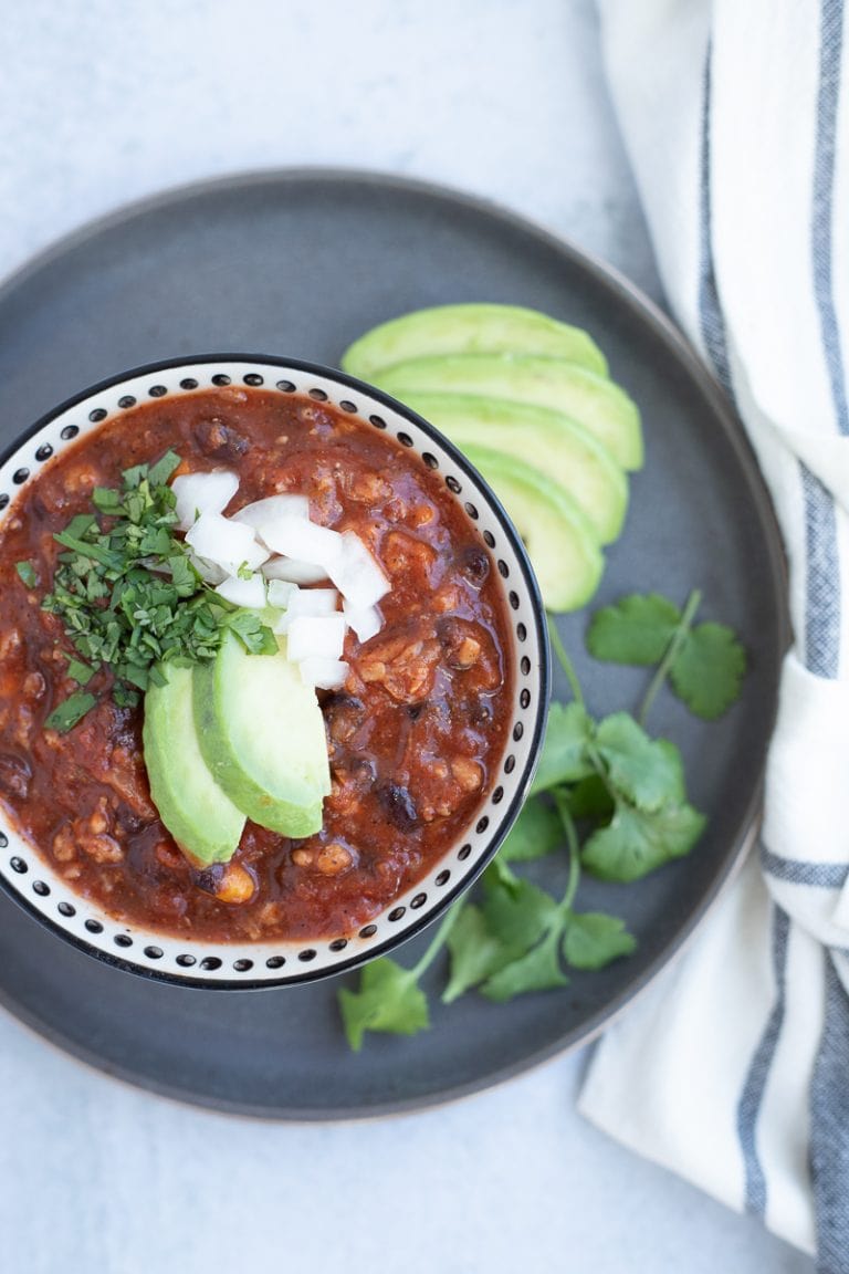 Restaurant Style Turkey Black Bean Chili - EverydayMaven™