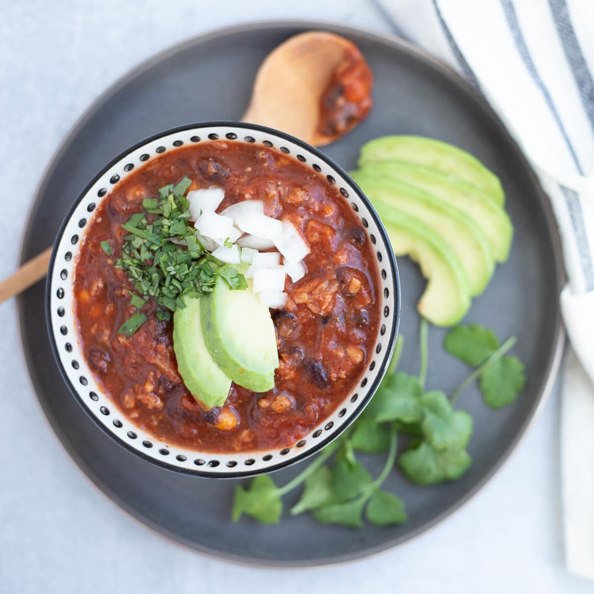 Restaurant Style Turkey Black Bean Chili EverydayMaven™
