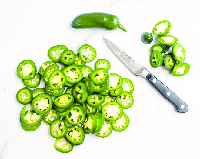 sliced jalapenos for pickled jalapenos recipe