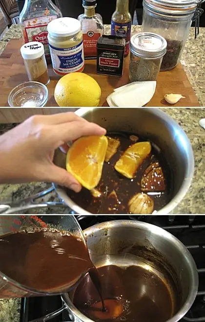 ingredients to make homemade steak sauce recipe