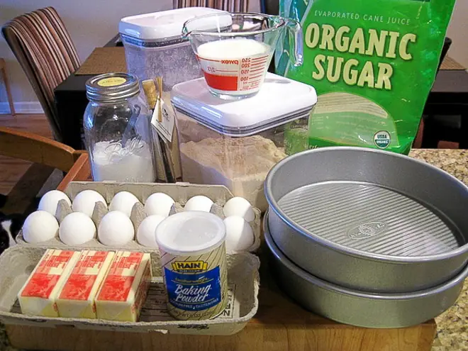 ingredients to make gluten free cake