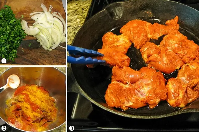 step by step photos to cook paprika chicken