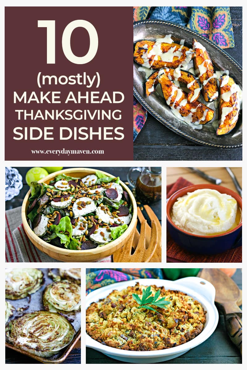 collage of thanksgiving side dishes that are gluten free