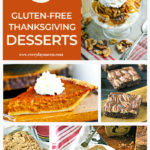 collage of easy thanksgiving recipes that are gluten-free