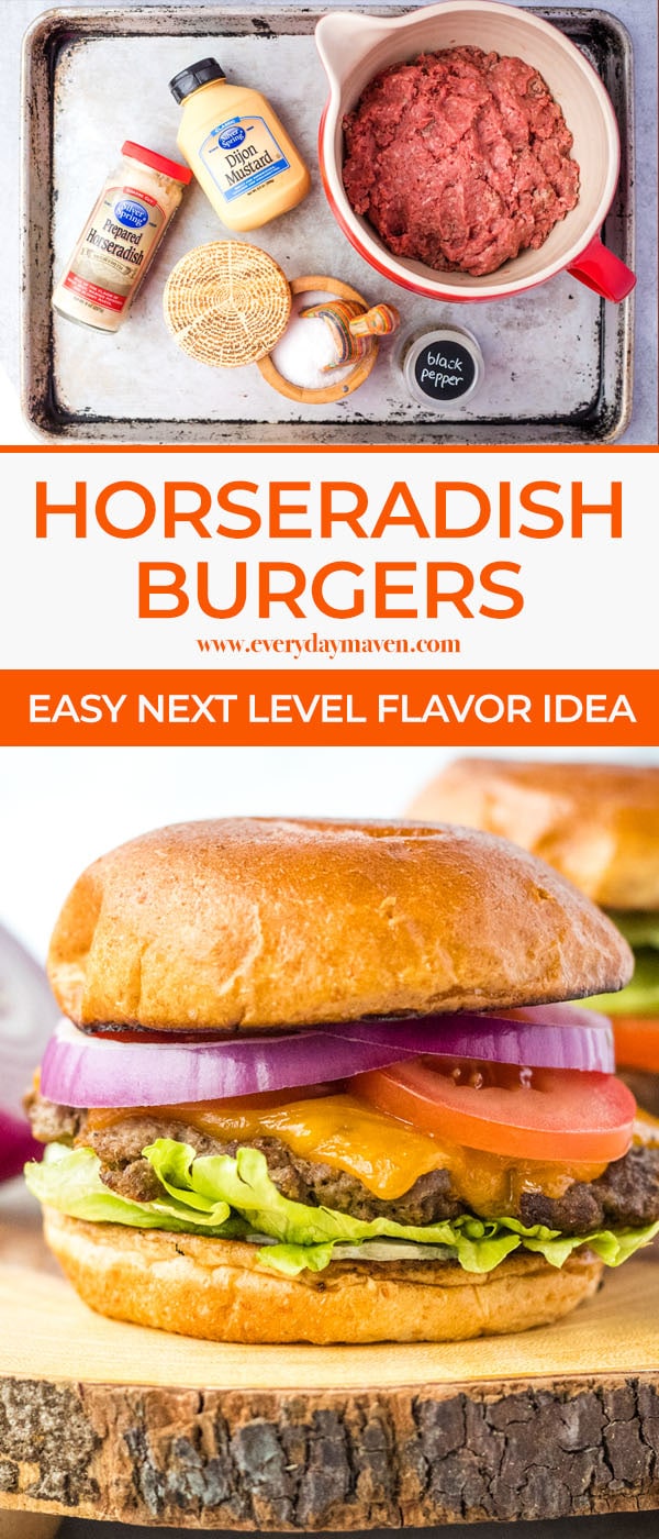 Zesty Horseradish Burgers with Dijon EverydayMaven™