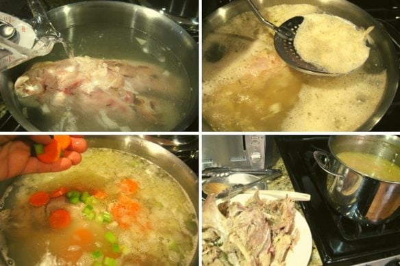 Turkey Barley Soup using Leftover Turkey Carcass - EverydayMaven™